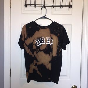 Black tie dye top